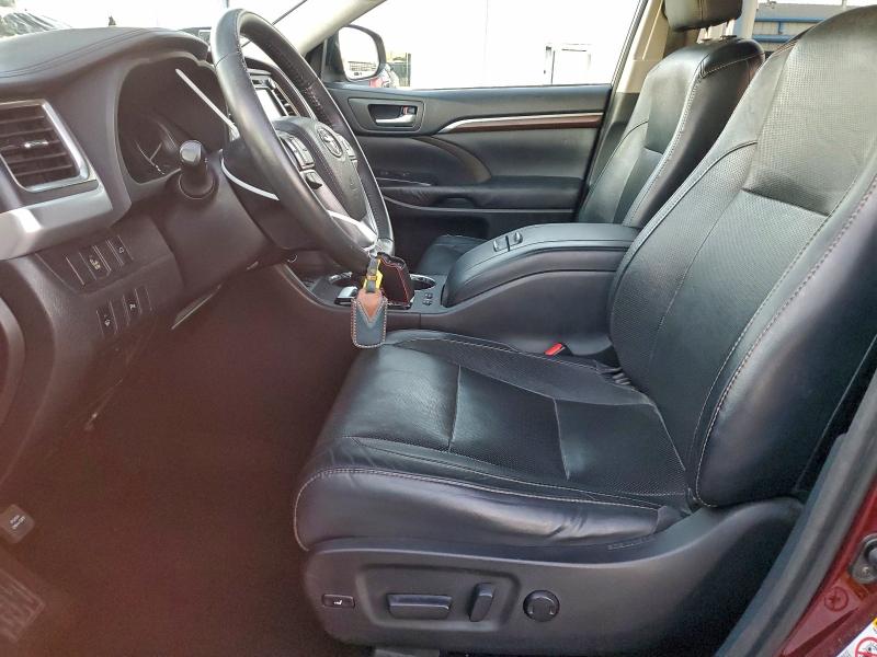 Photo 7 from auction – 2016 TOYOTA HIGHLANDER with VIN 5TDDKRFH2GS245192