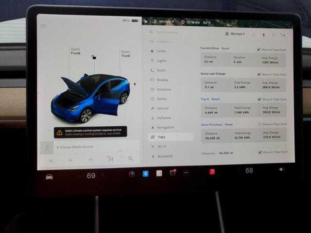 Photo 9 from auction – 2020 TESLA MODEL Y with VIN 5YJYGDEE5LF038758