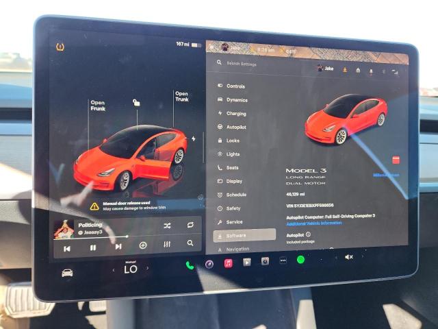 Photo 9 from auction – 2023 TESLA MODEL 3 with VIN 5YJ3E1EBXPF598656