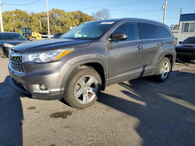TOYOTA HIGHLANDER 2015 with VIN 5TDDKRFH6FS219354 - Photo from auction