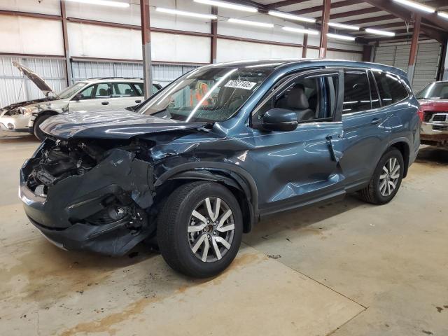 HONDA PILOT EX 2021 with VIN 5FNYF5H36MB027126 - Photo from auction