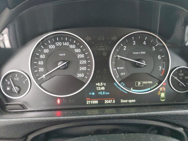 Photo 9 from auction – 2013 BMW 320 I XDRI with VIN WBA3C3C53DF982605