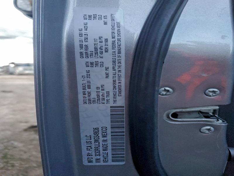 Photo 14 from auction – 2021 RAM 3500 LARAM with VIN 3C63RRJL3MG549636