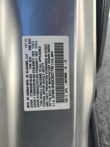Photo 14 from auction – 2012 HONDA ODYSSEY EX with VIN 5FNRL5H65CB027799
