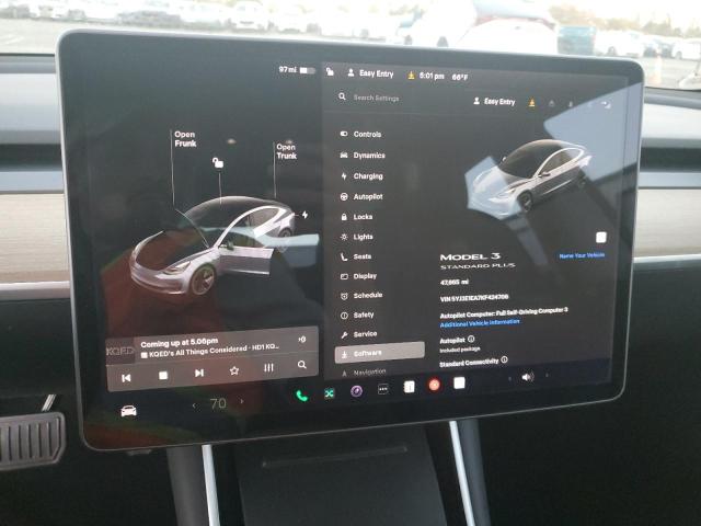 Photo 9 from auction – 2019 TESLA MODEL 3 with VIN 5YJ3E1EA7KF424706