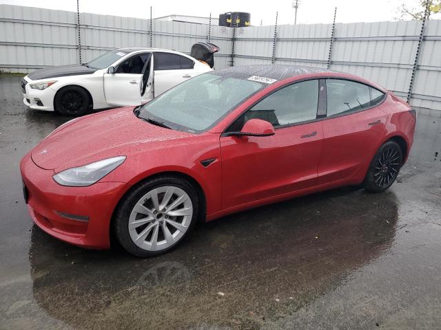TESLA MODEL 3 2022 with VIN 5YJ3E1EA3NF304437 - Photo from auction