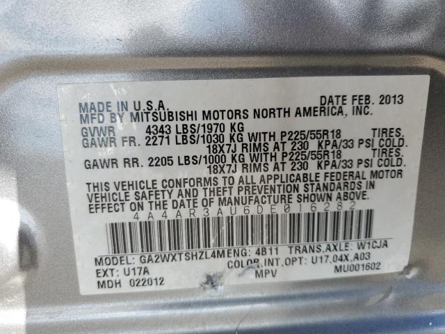 Photo 14 from auction – 2013 MITSUBISHI OUTLANDER with VIN 4A4AR3AU6DE016282