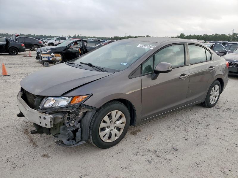 Photo 1 from auction – 2012 HONDA CIVIC LX with VIN 19XFB2F5XCE305360