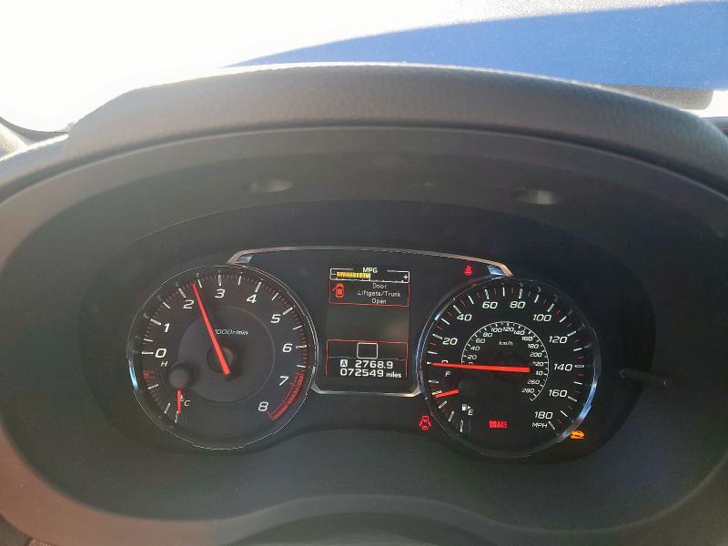 Photo 9 from auction – 2018 SUBARU WRX PREMIU with VIN JF1VA1C67J9826565