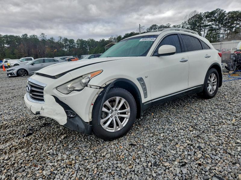 INFINITI QX70 2014 with VIN JN8CS1MU3EM450384 - Photo from auction