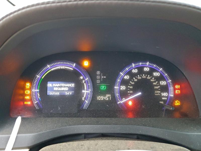 Photo 9 from auction – 2010 LEXUS HS with VIN JTHBB1BA7A2015632