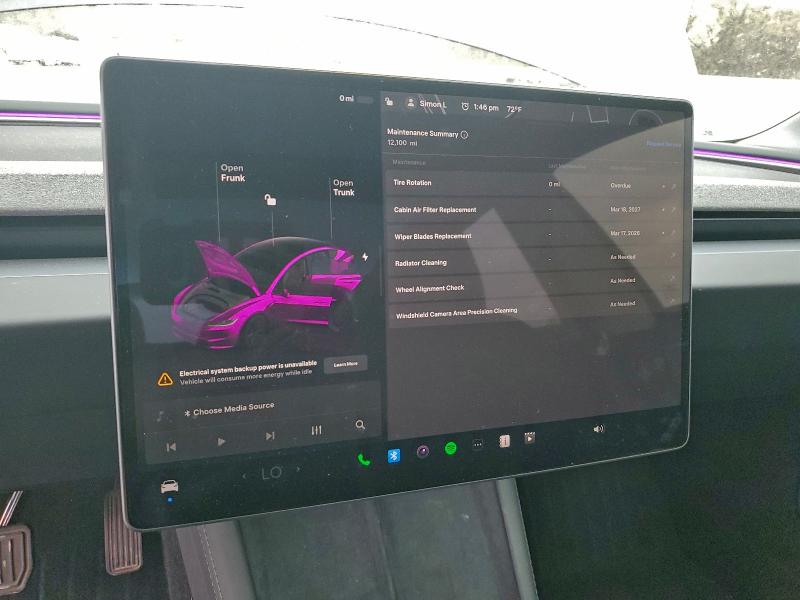 Photo 9 from auction – 2025 TESLA MODEL 3 with VIN 5YJ3E1EA7SF966159