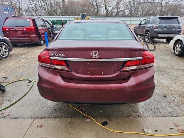 Photo 6 from auction – 2013 HONDA CIVIC LX with VIN 19XFB2F55DE044186