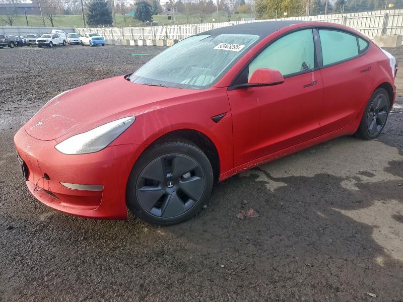 TESLA 3 2023 with VIN 5YJ3E1EA6PF545959 - Photo from auction