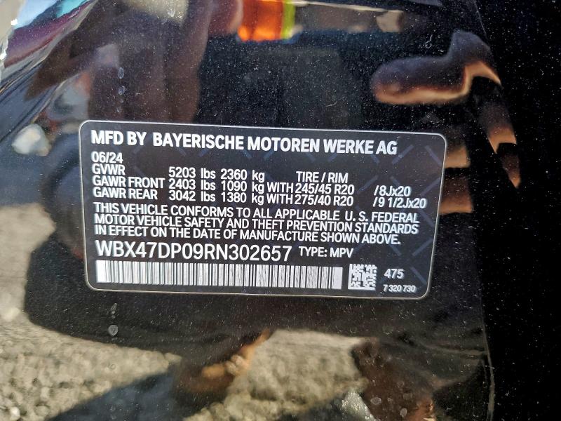 Photo 14 from auction – 2024 BMW X3 with VIN WBX47DP09RN302657