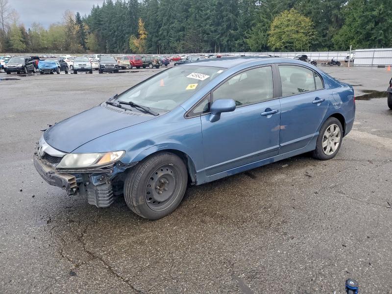 Photo 1 from auction – 2010 HONDA CIVIC LX with VIN 19XFA1F55AE022911