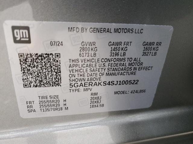 Photo 14 from auction – 2025 BUICK ENCLAVE PR with VIN 5GAERAKS4SJ100522