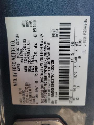 Photo 14 from auction – 2019 FORD TRANSIT CO with VIN NM0GE9E27K1405720