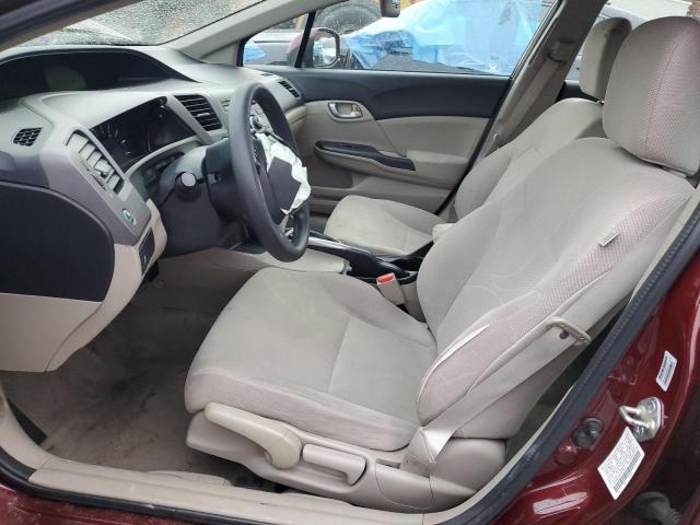 Photo 7 from auction – 2012 HONDA CIVIC LX with VIN 2HGFB2F50CH612820