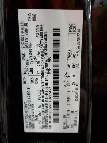 Foto 14 de la subasta – 2014 FORD ESCAPE TIT con VIN 1FMCU0J99EUA22427