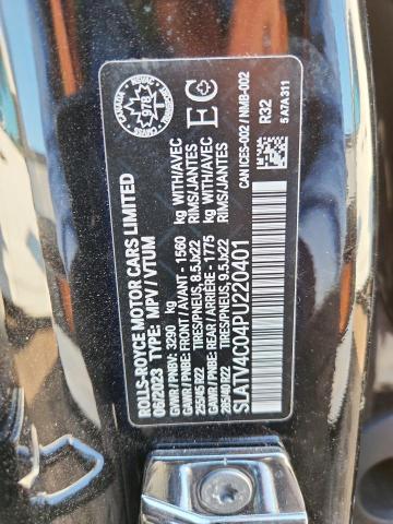 Photo 14 from auction – 2023 ROLLS-ROYCE CULLINAN with VIN SLATV4C04PU220401