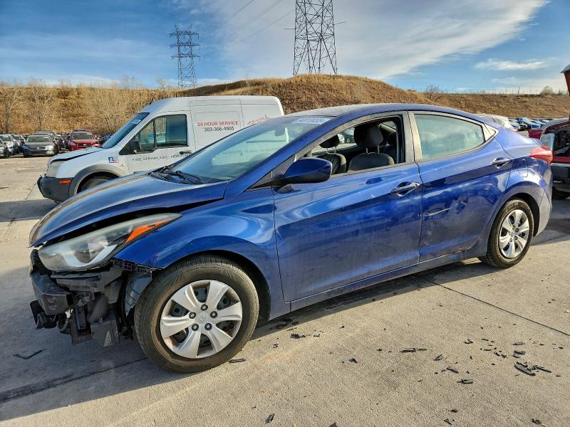 HYUNDAI ELANTRA SE 2016 with VIN 5NPDH4AE1GH700411 - Photo from auction