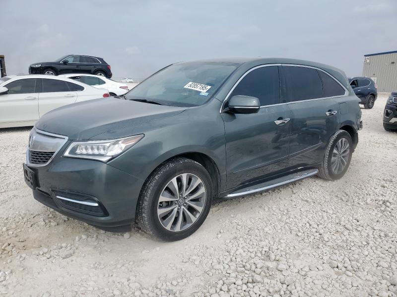 ACURA MDX TECHNO 2015 with VIN 5FRYD4H45FB026558 - Photo from auction