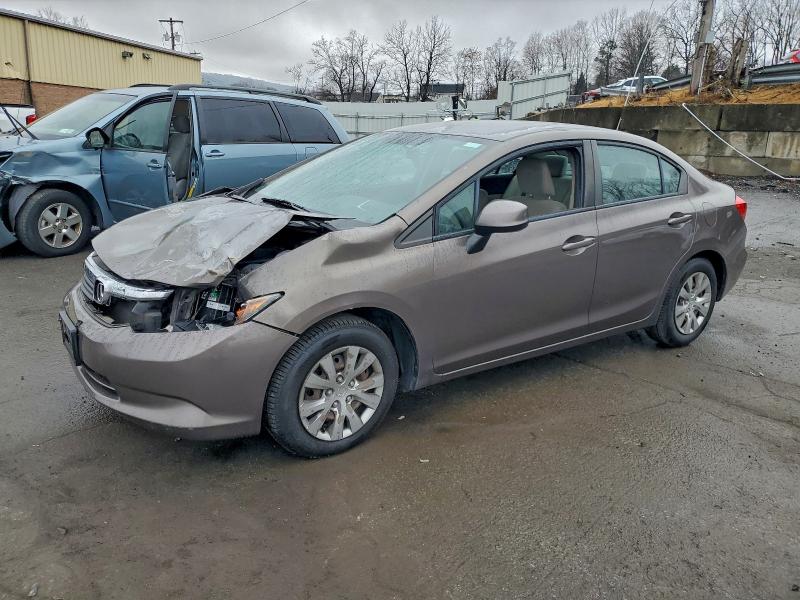 HONDA CIVIC LX 2012 with VIN 2HGFB2F55CH540030 - Photo from auction