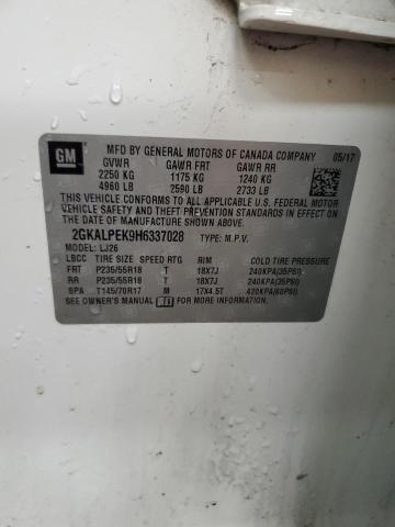 Photo 14 from auction – 2017 GMC TERRAIN with VIN 2GKALPEK9H6337028