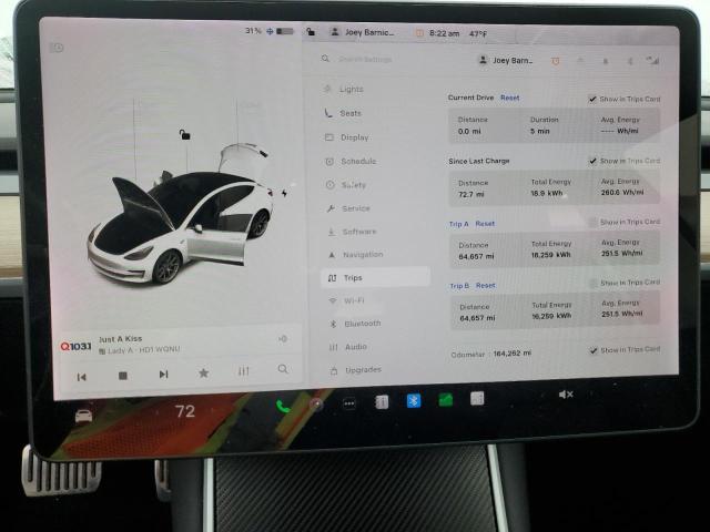 Photo 9 from auction – 2019 TESLA MODEL 3 with VIN 5YJ3E1EA5KF401473