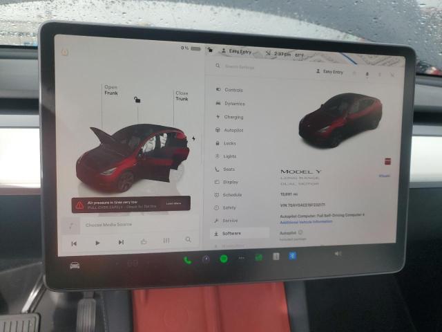 Photo 9 from auction – 2025 TESLA MODEL Y with VIN 7SAYGAEE1SF232171