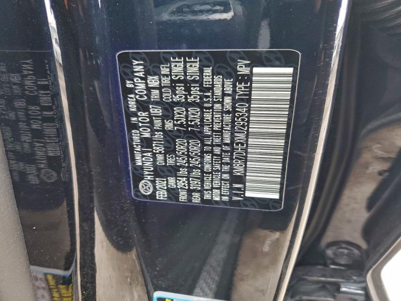 Photo 14 from auction – 2021 HYUNDAI PALISADE C with VIN KM8R7DHEXMU295340