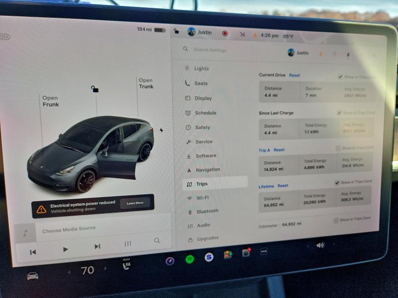 Photo 9 from auction – 2021 TESLA MODEL Y with VIN 5YJYGDEF3MF139548