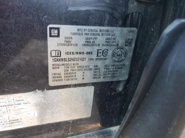 Photo 14 from auction – 2017 GMC ACADIA SLE with VIN 1GKKNSLS2HZ321021