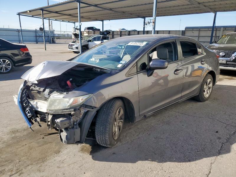 HONDA CIVIC LX 2014 with VIN 2HGFB2F55EH528186 - Photo from auction