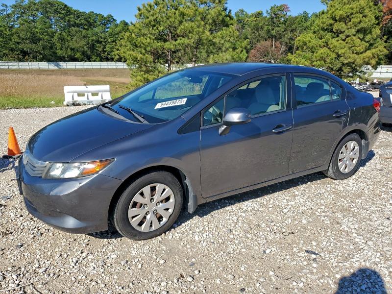 HONDA CIVIC LX 2012 with VIN 2HGFB2F59CH315397 - Photo from auction