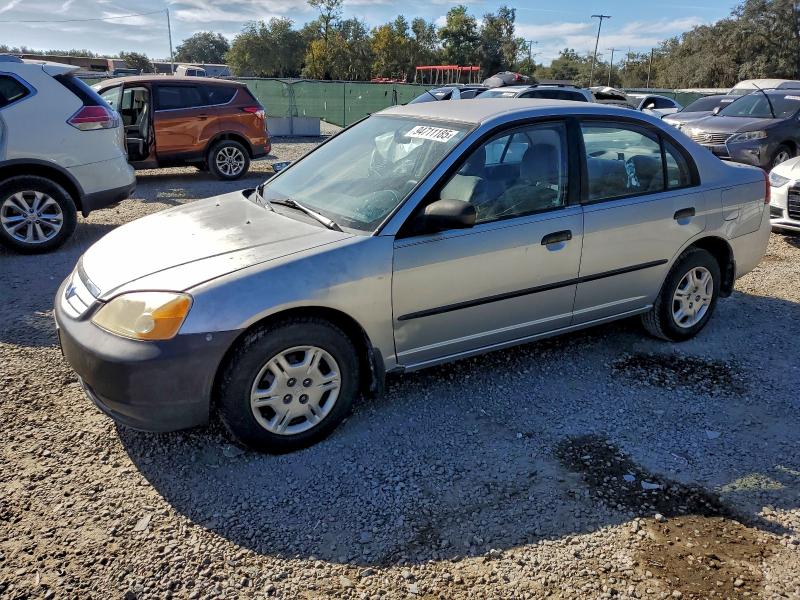 HONDA CIVIC DX 2002 with VIN 2HGES16112H553648 - Photo from auction