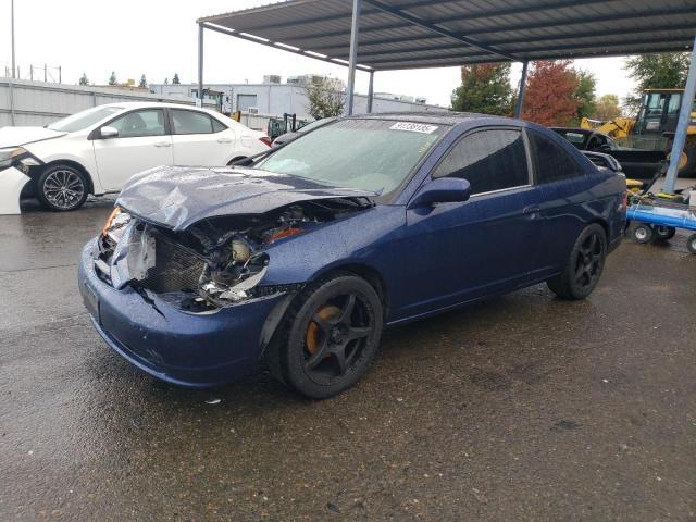 HONDA CIVIC EX 2002 with VIN 1HGEM219X2L031035 - Photo from auction