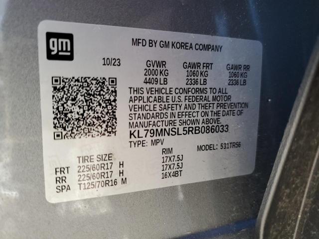Photo 14 from auction – 2024 CHEVROLET TRAILBLAZE with VIN KL79MNSL5RB086033