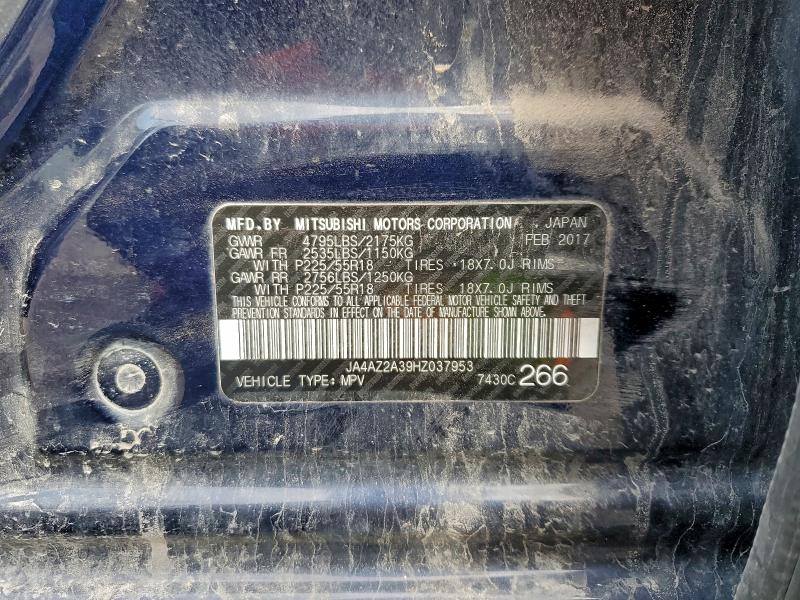 Photo 14 from auction – 2017 MITSUBISHI OUTLANDER with VIN JA4AZ2A39HZ037953