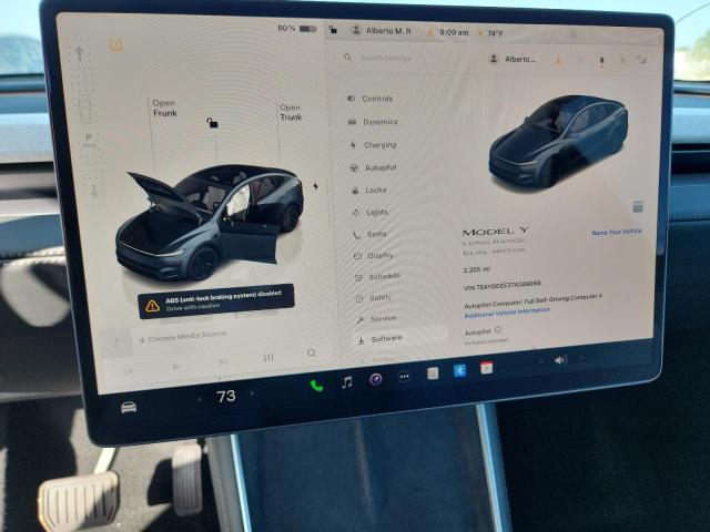 Photo 9 from auction – 2026 TESLA MODEL Y with VIN 7SAYGDEE3TA389068