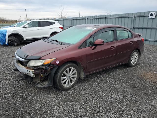 HONDA CIVIC EXL 2012 with VIN 2HGFB2F90CH006890 - Photo from auction