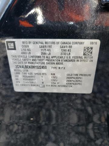 Photo 14 from auction – 2017 CHEVROLET EQUINOX LS with VIN 2GNALBEK8H1522450