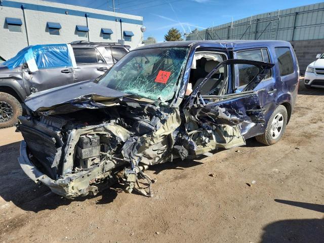 HONDA PILOT LX 2013 with VIN 5FNYF3H27DB025252 - Photo from auction