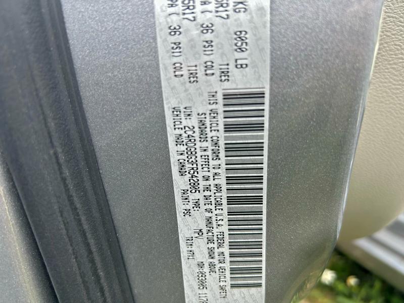 Photo 10 from auction – 2015 DODGE GRAND CARA with VIN 2C4RDGBG3FR542805