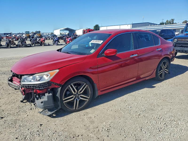 Photo 1 from auction – 2017 HONDA ACCORD with VIN 1HGCR2F50HA010990