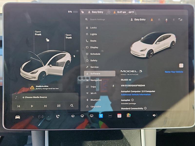 Photo 9 from auction – 2018 TESLA MODEL 3 with VIN 5YJ3E1EA5JF162344