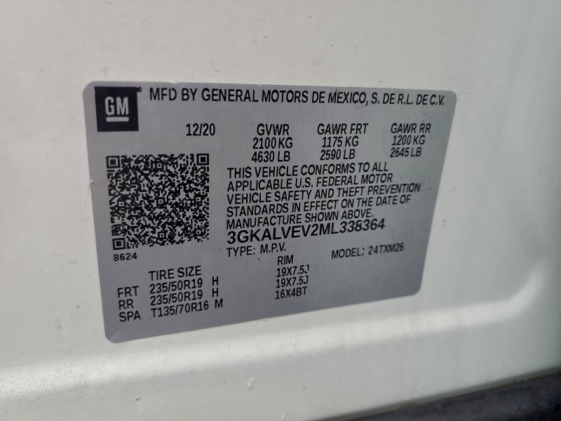 Photo 14 from auction – 2021 GMC TERRAIN SL with VIN 3GKALVEV2ML338364