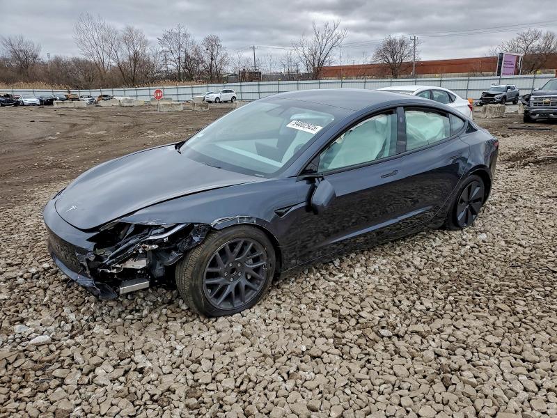 TESLA MODEL 3 2025 with VIN 5YJ3E1EA7SF039355 - Photo from auction