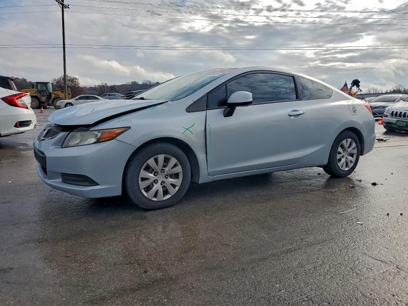 HONDA CIVIC LX 2012 with VIN 2HGFG3B52CH554528 - Photo from auction
